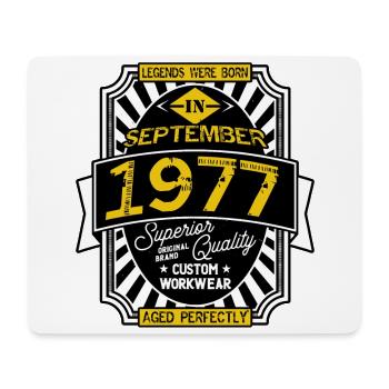 1977 SEPTEMBER - Mouse Pad (horizontal) - white - Front