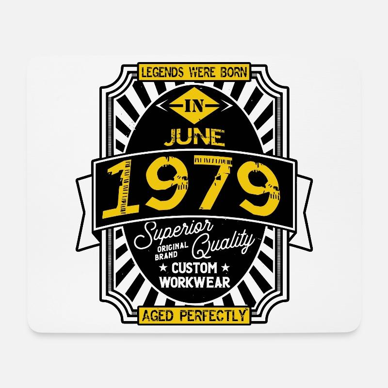 1979 JUNE - Mouse Pad (horizontal) - white