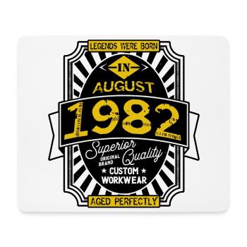 1982 AUGUST - Tapis de souris (format paysage) - blanc - Devant