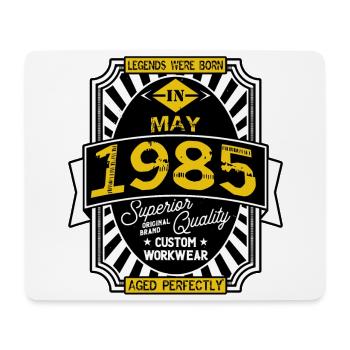 1985 MAY - Mouse Pad (horizontal) - white - Front