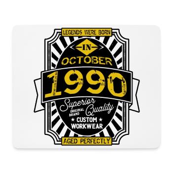 1990 OCTOBER - Tapis de souris (format paysage) - blanc - Devant