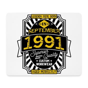1991 SEPTEMBER - Tapis de souris (format paysage) - blanc - Devant