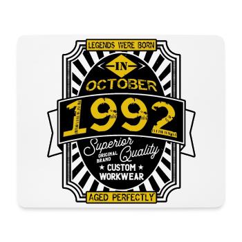 1992 OCTOBER - Tapis de souris (format paysage) - blanc - Devant
