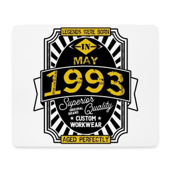 1993 MAY - Mouse Pad (horizontal) - white - Front