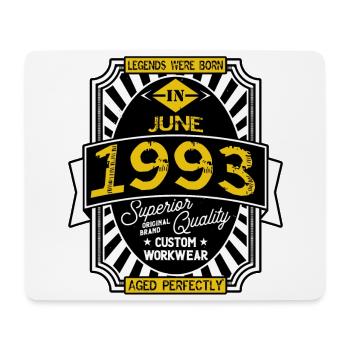 JUNI 1993 - Mousepad (Querformat) - Weiß - Vorne