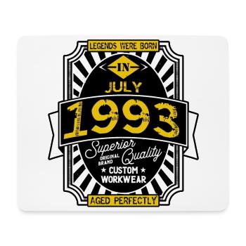 1993 JULI - Mousepad (Querformat) - Weiß - Vorne