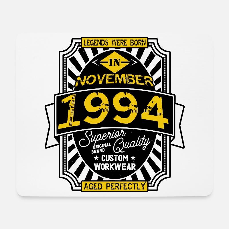1994 NOVEMBER - Mouse Pad (horizontal) - white