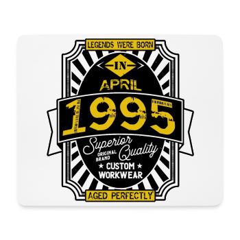 1995 APRIL - Mouse Pad (horizontal) - white - Front