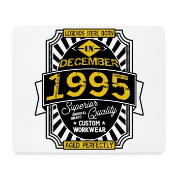 1995 DECEMBER - Mouse Pad (horizontal) - white - Front