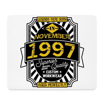 1997 NOVEMBER - Mouse Pad (horizontal) - white - Front