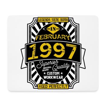 1997 FEBRUARY - Mouse Pad (horizontal) - white - Front