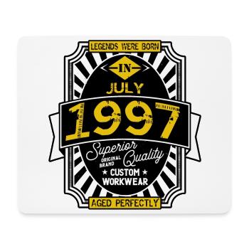 1997 JULI - Mousepad (Querformat) - Weiß - Vorne