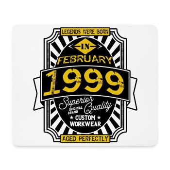 1999 FEBRUARY - Tapis de souris (format paysage) - blanc - Devant