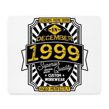 1999 DECEMBER - Tapis de souris (format paysage) - blanc - Devant