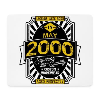 2000 MAY - Mouse Pad (horizontal) - white - Front