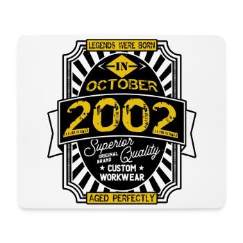 2002 OCTOBER - Tapis de souris (format paysage) - blanc - Devant