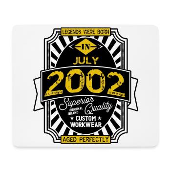 2002 JULI - Mousepad (Querformat) - Weiß - Vorne
