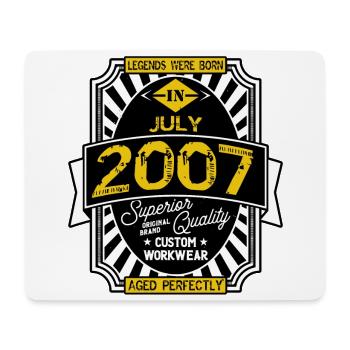 2007 JULY - Mouse Pad (horizontal) - white - Front