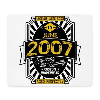 2007 JUNE - Mouse Pad (horizontal) - white - Front