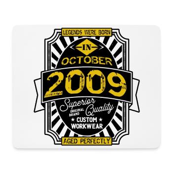 2009 OCTOBER - Mouse Pad (horizontal) - white - Front
