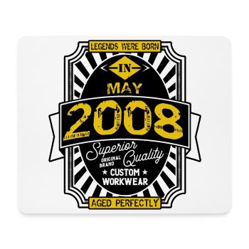 2008 MAY - Mouse Pad (horizontal) - white - Front