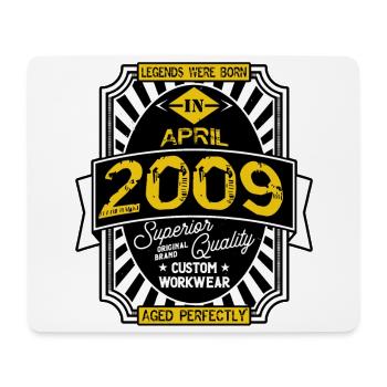 2009 APRIL - Mouse Pad (horizontal) - white - Front
