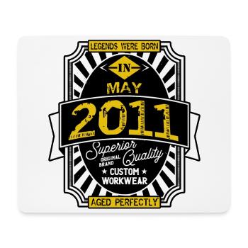 2011 MAY - Mouse Pad (horizontal) - white - Front