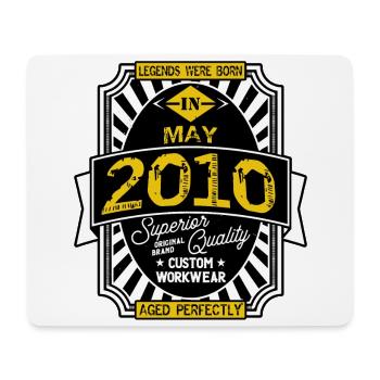 2010 MAI - Mousepad (Querformat) - Weiß - Vorne