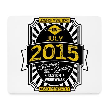 2015 JULI - Mousepad (Querformat) - Weiß - Vorne