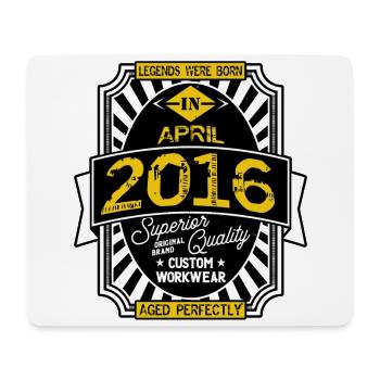 2016 APRIL - Mouse Pad (horizontal) - white - Front