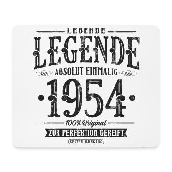 1954 Jahrgang Geburtstag Geschenk Lebende Legende - Mousepad (Querformat) - Weiß - Vorne