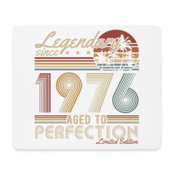 Legendary Since 1976 Vintage Birthday Gift - Mouse Pad (horizontal) - white - Front