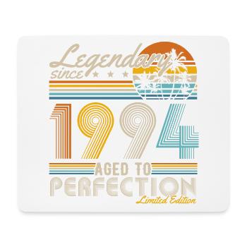 Legendary Since 1994 Vintage Birthday Retro - Mouse Pad (horizontal) - white - Front