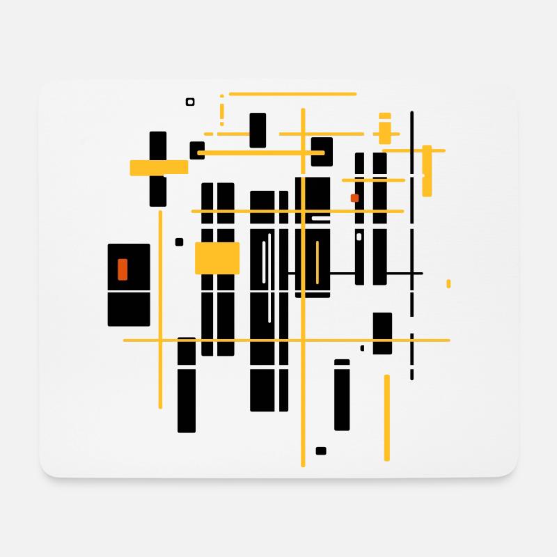 Architektur minimal Landschaft - Mousepad (Querformat) - Weiß