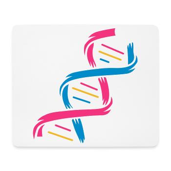 La structure d'une molécule d'ADN - Tapis de souris (format paysage) - blanc - Devant