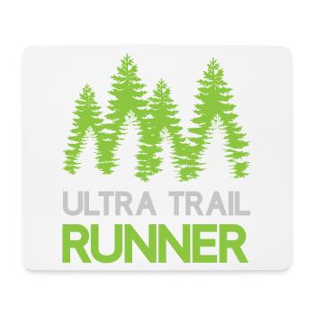 Ultra Trail Runner - Mouse Pad (horizontal) - white - Front
