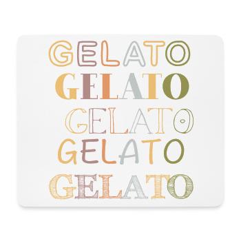 Gelato Vintage Retro - Mousepad (Querformat) - Weiß - Vorne