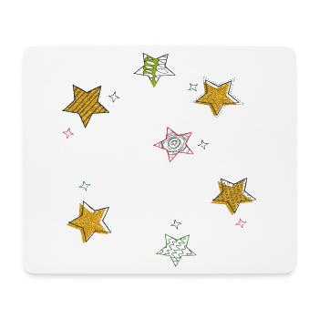 Stars - Mouse Pad (horizontal) - white - Front