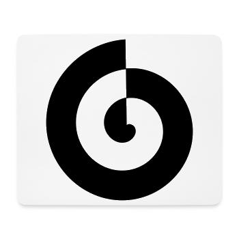 Spirale - Mousepad (Querformat) - Weiß - Vorne