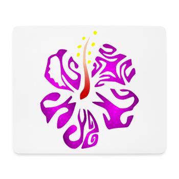KIANA (violet) - Tapis de souris (format paysage) - blanc - Devant