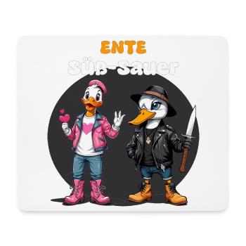 Duck Sweet - Sour - Mouse Pad (horizontal) - white - Front