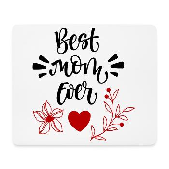 Meilleure maman de tous les temps - Tapis de souris (format paysage) - blanc - Devant