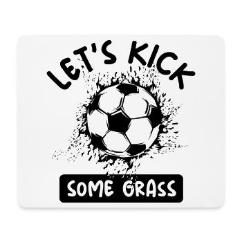 lustige Sprüche Fußball Ball Explosion Kick Symbol - Mousepad (Querformat) - Weiß - Vorne