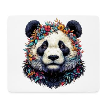 Panda - Tapis de souris (format paysage) - blanc - Devant