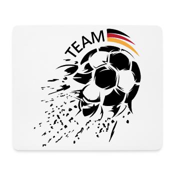 Soccer Team Germany Ball Explosion Logo icon - Mouse Pad (horizontal) - white - Front