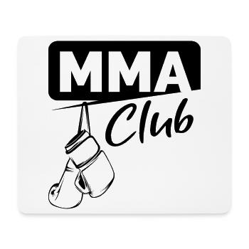 MMA Club Kampfsport Gym Dojo FIghter Logo Grafik - Mousepad (Querformat) - Weiß - Vorne