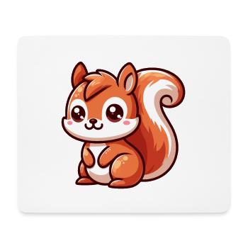 Kleines süßes Eichhörnchen - Mousepad (Querformat) - Weiß - Vorne