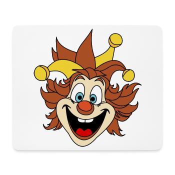 Carnival Clown Smile Carnival Parade Costume - Mouse Pad (horizontal) - white - Front