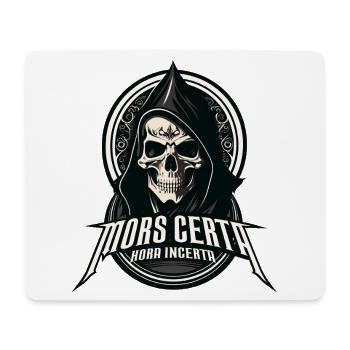 Der Tod ist gewiß, die Stunde ist ungewiss - Mousepad (Querformat) - Weiß - Vorne