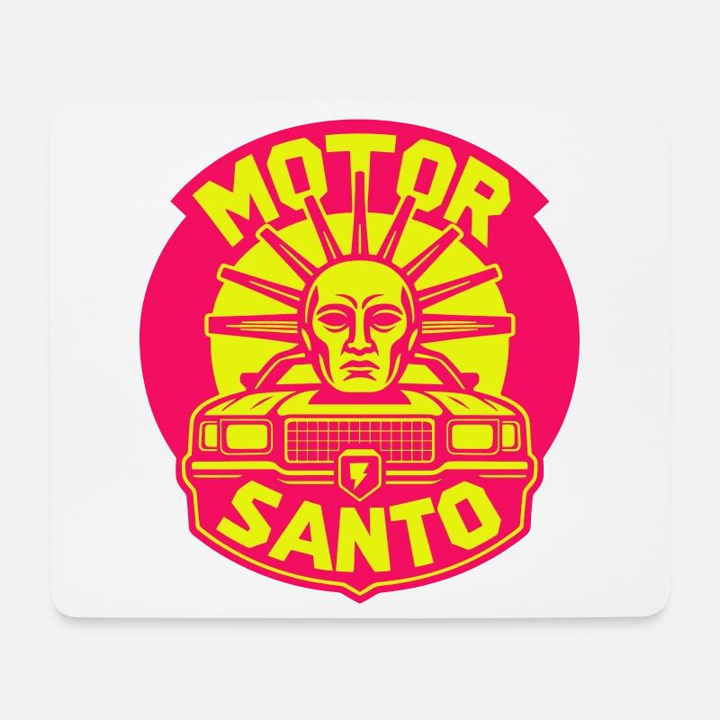 Motor Santo: Phonk-Master - Mousepad (Querformat) - Weiß